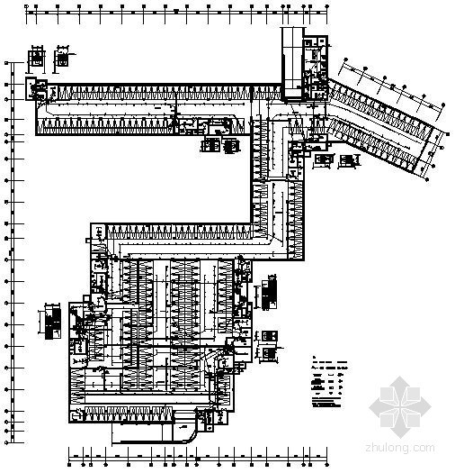 车库车位图纸资料下载-某住宅小区地下车库电气图纸