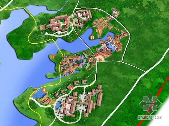 镇域生态旅游规划资料下载-[越南]某湖区生态旅游规划方案文本