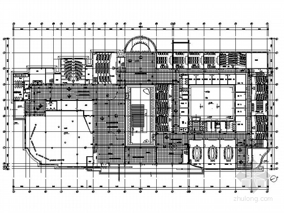 学术报告厅CAD施工图资料下载-[哈尔滨]国家重点高校国际会议中心教育大楼装修施工图