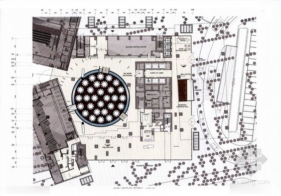 室内设计cad方案图资料下载-[北京]某会议度假酒店室内设计方案图
