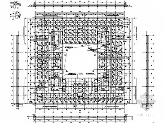 高铁调度中心施工图资料下载-[广东]五层框剪结构电力调度通信中心结构施工图
