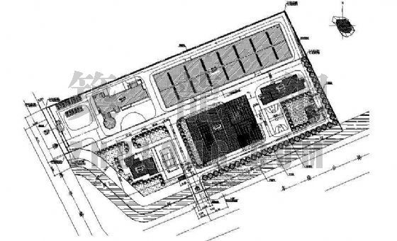古建筑规划平面图资料下载-厂区规划平面图