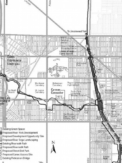 [芝加哥]河道景观生态治理总体规划方案- 