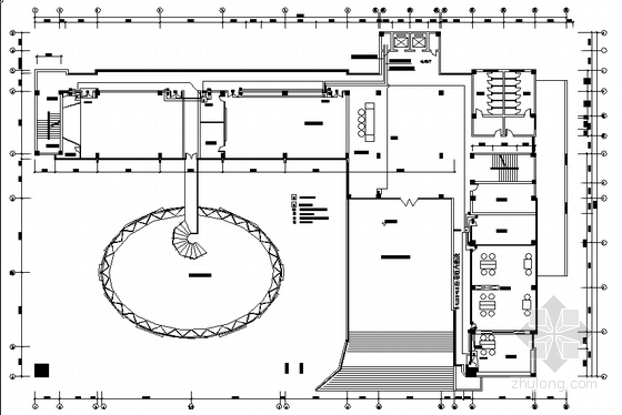 停车场系统道闸CAD资料下载-湖南某生产基地一卡通系统图