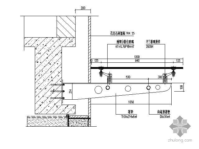 入口雨蓬详图资料下载-建设大厦雨蓬详图