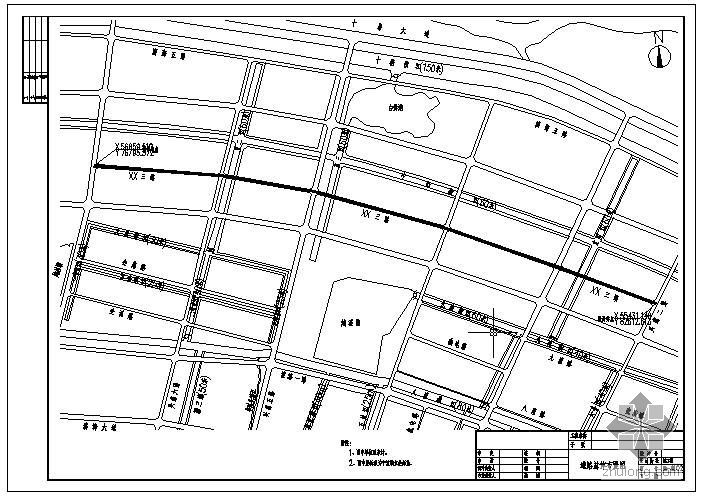 镇市政工程施工图资料下载-某市政工程道路施工图