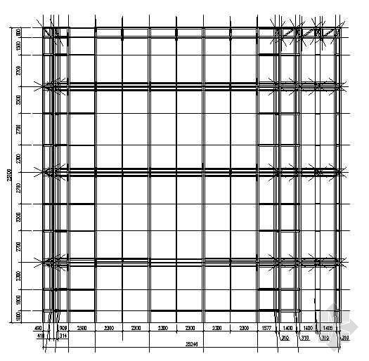 管桁架膜结构图纸资料下载-某展厅管桁架钢结构图纸