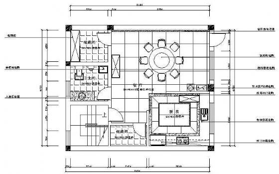 6层住宅户型图纸资料下载-四层别墅户型图