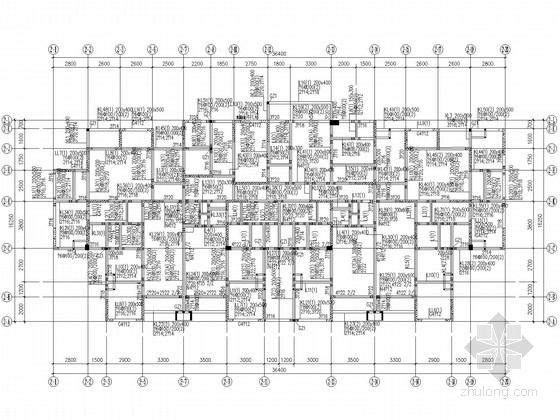 长沙住宅建筑施工图资料下载-[长沙]16层剪力墙住宅结构施工图