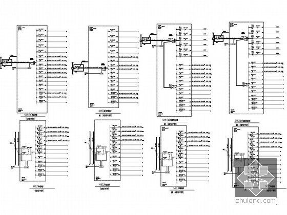 [广东]大型超高层城市综合体全套电气施工图纸200张（23万 39层  负荷计算书）-配电箱系统图(十二)
