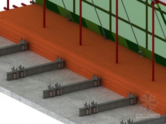 阳台悬挑架计算资料下载-型钢悬挑式双排脚手架安全施工方案
