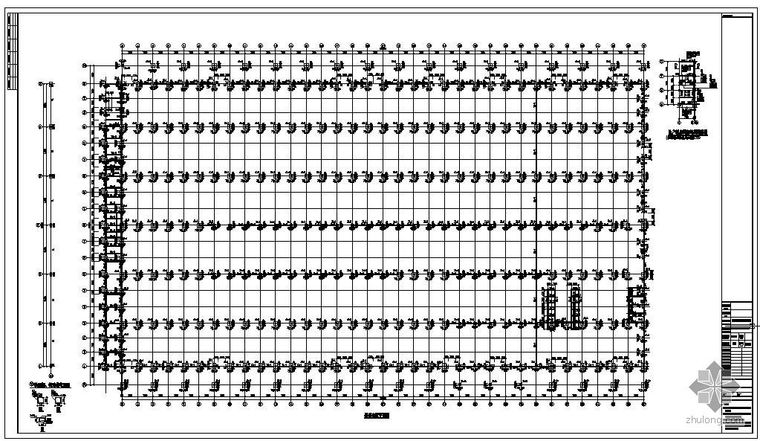 厂房基础平面布置图资料下载-某厂房基础节点构造详图