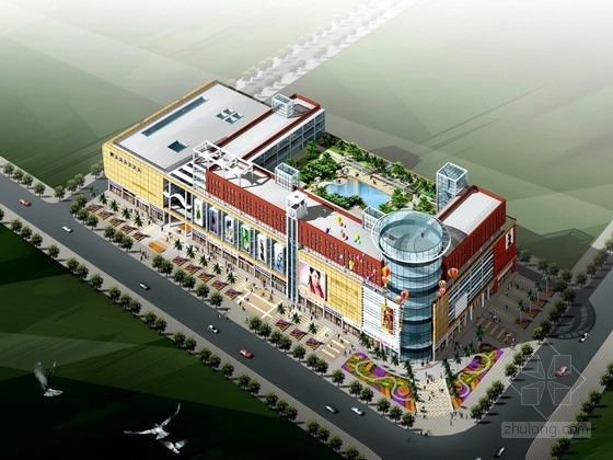 管道PPT方案文本资料下载-[山东]某大型广场建筑方案文本(含ppt，cad)