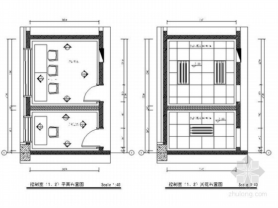 小区监控室资料下载-[沈阳]某大学小监控室施工图