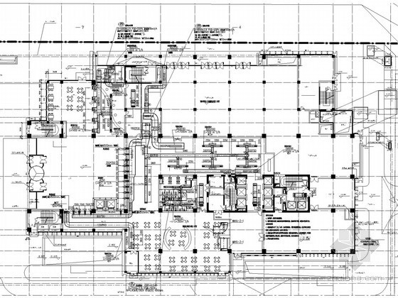 施工平面布置计算资料下载-[浙江]高层建筑空调通风防排烟系统设计施工图（含负荷计算 人防设计）