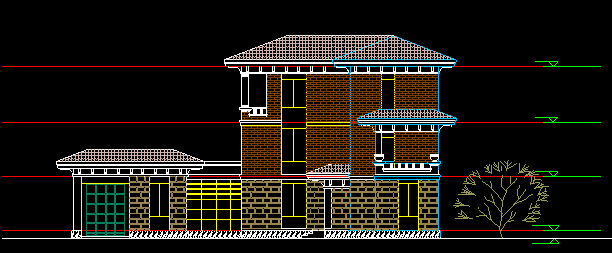 私人别墅施工设计资料下载-三层私人别墅建筑施工图