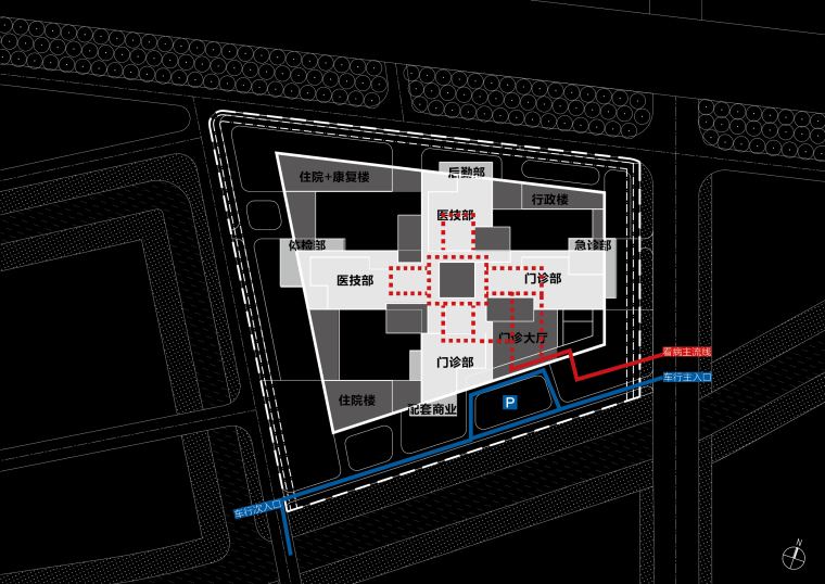 [上海]嘉定中医院现代风格医疗建筑设计方案文本（98张JPG）-中医院-1118- (76)