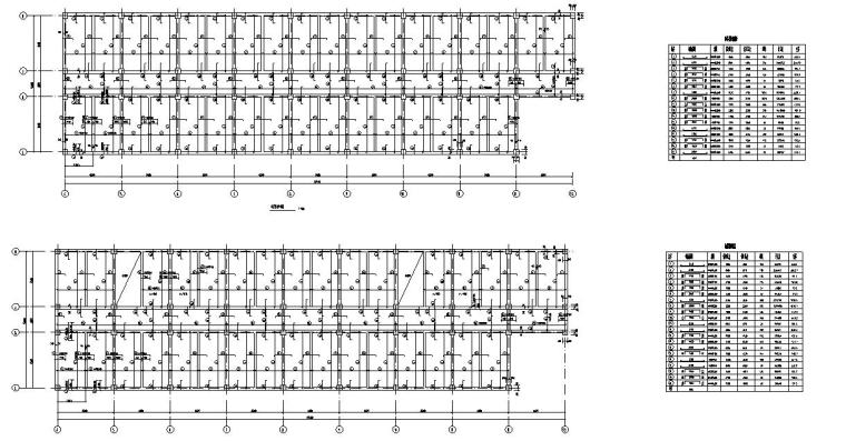 七层旅馆设计框架结构毕业设计（建筑图结构图计算书9000平米）-标准层楼板配筋图