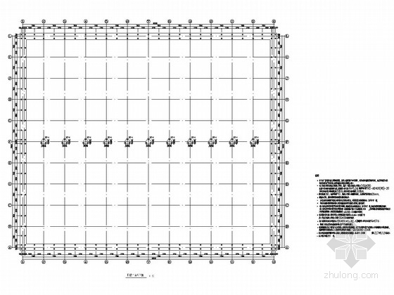 15米门式钢架图资料下载-[唐山]门式刚架结构建材公司成品库房结构施工图