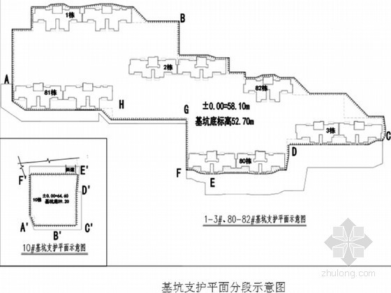 土钉墙和喷锚施工技术资料下载-[湖南]住宅楼地下室基坑土钉墙及钢管桩支护施工方案