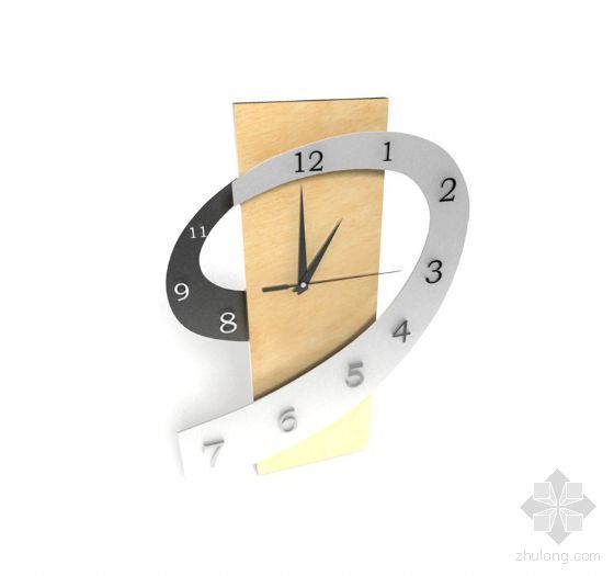 钟表3d模型资料下载-钟表模型