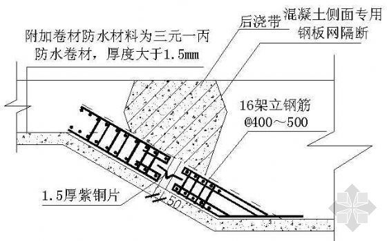 地下室底板垫层做法示意图-2