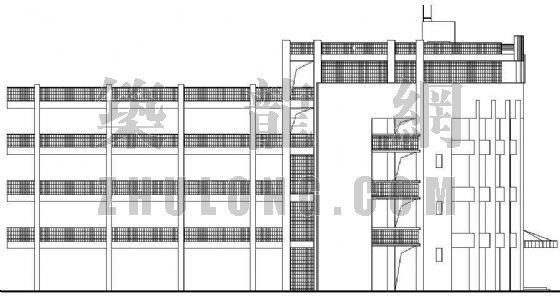 中学图书楼施工图资料下载-某中学图书综合楼全套施工图