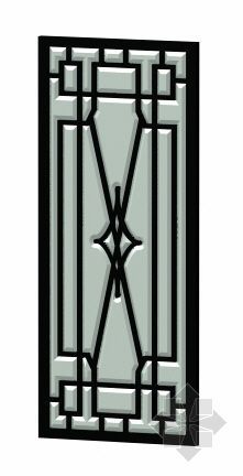 钢化玻璃门不锈钢门套资料下载-镶嵌玻璃门