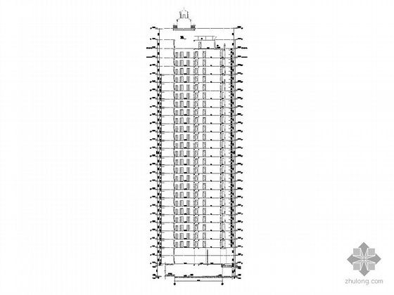 [广州]某一梯三户塔式高层住宅建筑施工图-2 