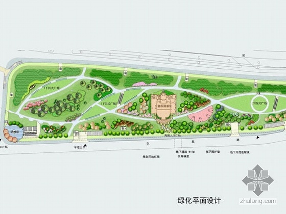 上海绿地景观图集资料下载-上海绿地及地下空间项目设计方案