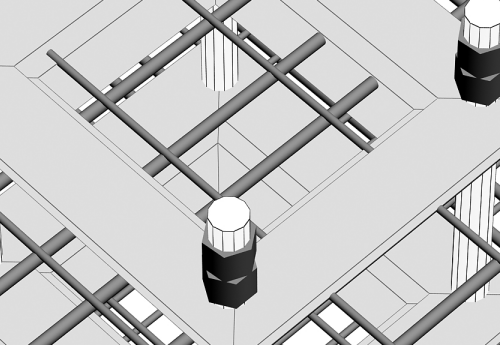 甘肃文化艺术中心场馆钢结构测量方案（四层钢框架支撑+钢砼框剪结构）_5
