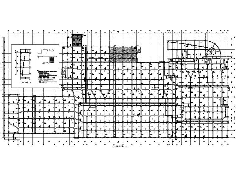 [浙江]地下单层钢筋混凝土框架结构地下室结构施工图-3