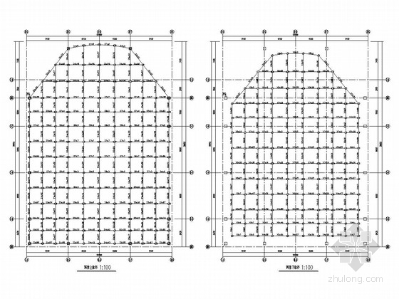 网架螺栓球节点资料下载-[山东]单层正放四角锥与螺栓球节点结构网架结构施工图