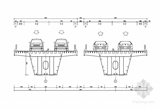 120m钢箱梁施工图资料下载-[毕业设计]主跨90米连续钢箱梁桥上部结构施工图（75页 附计算书）