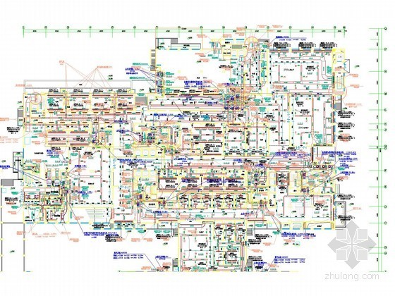 5A级甲级写字楼资料下载-[西北]高层5A国宾馆空调通风系统设计施工图（机房 人防 大院设计）