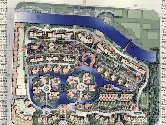 环境设计水景设计资料下载-[上海]居住区整体环境设计方案