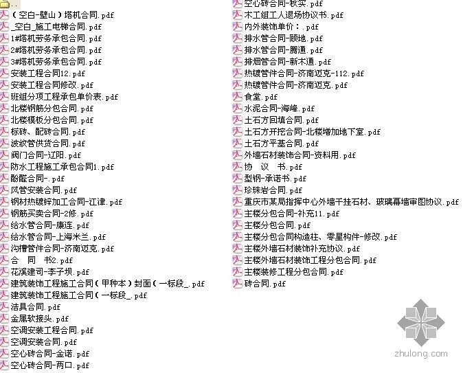 粉刷内业资料全套填写实例资料下载-项目部合同实例集粹（劳务、材料、租赁）