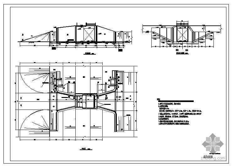 装修初步设计图纸资料下载-4m圩口闸初步设计图纸
