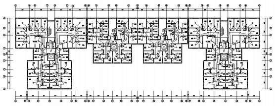 11层住宅板式资料下载-某11层住宅楼电气图纸
