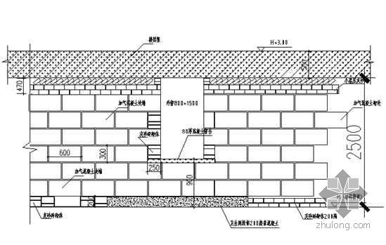 加气块与连锁砌块资料下载-湖北省某综合楼蒸压加气混凝土砌块施工方案