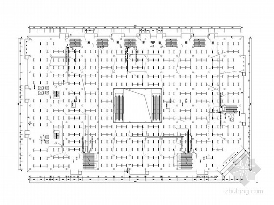 黑龙江学校施工图纸资料下载-[黑龙江]大型商业综合楼全套电气施工图纸(详图)