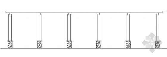 弧形廊架坐凳施工图资料下载-弧形廊架详图
