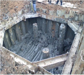 垂直电梯井开挖施工方案资料下载-[广东]电梯井基坑钢板桩支护施工方案（计算书）