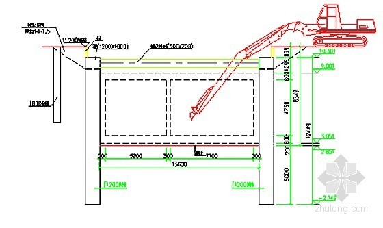 地铁深基坑开挖支护体系资料下载-[广东]地铁深基坑开挖支护施工方案