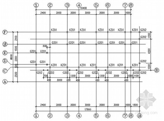 二层钢结构基础施工图资料下载-[上海]二层钢结构售楼处结构施工图