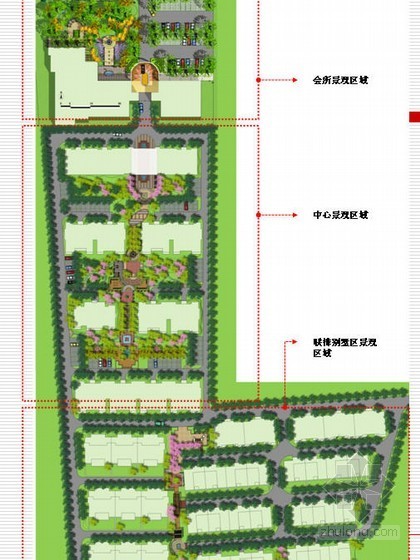 托斯卡纳风格SU资料下载-托斯卡纳风格小区总体景观设计方案