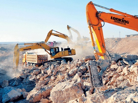 机械开挖石方开挖施工方案资料下载-土石方开挖施工方案（爆破）