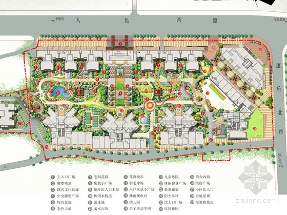 北欧国家的现代景观资料下载-[六盘水]现代简约北欧风情居住区景观扩初设计方案