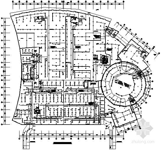 福州三层现代风格中心资料下载-[新疆]三层商业中心全套电气施工图纸36张