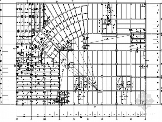 长春市绿园区别墅资料下载-长春市某广场复杂高层结构图